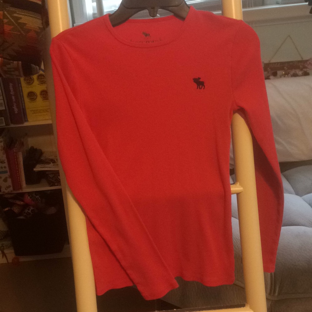 11/12 Abercrombie Kids ribbed long sleeve tee
